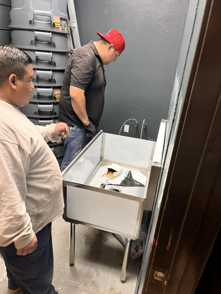 Commercial plumbing and sink installation in Clumber